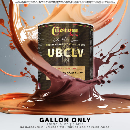 Custom Shop CCS Custom Color Shift Automotive Paint - Magenta to Gold Shifting Effect - Gallon