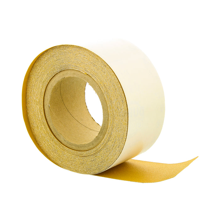 150 Grit Gold - Longboard Continuous Roll PSA Stickyback Self Adhesive Sandpaper 20 Yards Long by 2-3/4" Wide