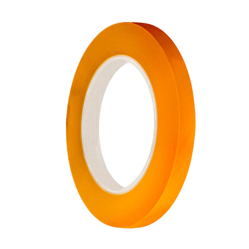 1/2 in. x 60 yd K-Tape Poly Series Fineline Tape, Orange (1 Roll)