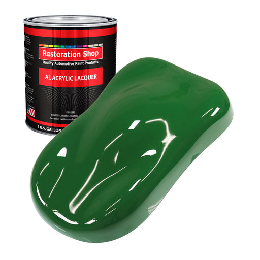 Emerald Green - Acrylic Lacquer Auto Paint - Gallon Paint Color Only - Professional Gloss Automotive, Car, Truck, Guitar & Furniture Refinish Coating