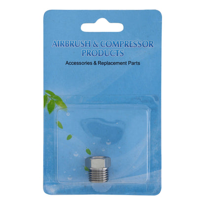 1/4" BSP Male to 1/8" BSP Female Airbrush Adapter Fitting, Connector for Airbrush Hoses and Compressors