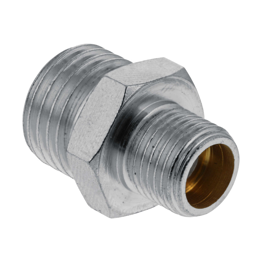1/8" BSP Male to 1/4" BSP Male Airbrush Adapter Fitting, Conversion Adapter Nipple, Connector for Airbrush Hoses and Compressors