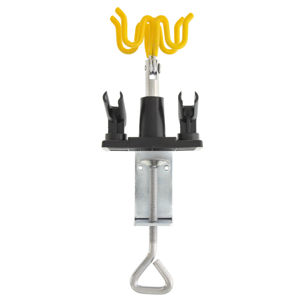 Universal Clamp-On 4-Airbrush Holder - Airbrush Accessories & Supplies for Garage or Workspace