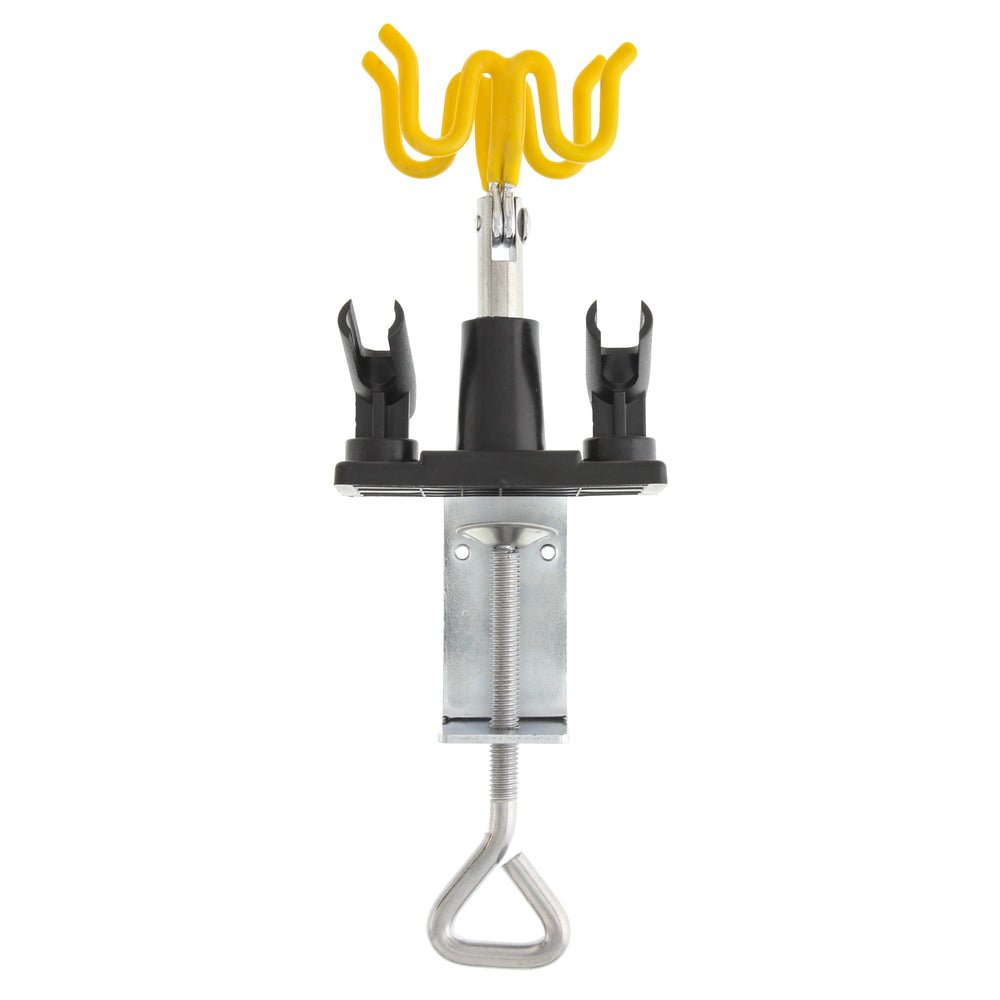 Universal Clamp-On 4-Airbrush Holder - Airbrush Accessories & Supplies for Garage or Workspace