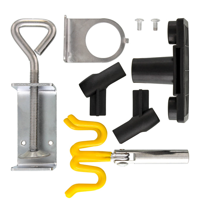 Universal Clamp-On 4-Airbrush Holder - Airbrush Accessories & Supplies for Garage or Workspace
