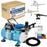 Master Airbrush Cool Runner II Dual Fan Airbrushing System Kit - Air Brush Kit with Air Compressor & 3 Airbrushes, 0.2, 0.3 mm Gravity & 0.8 mm Siphon Feed, Holder & Learning Guide Manual