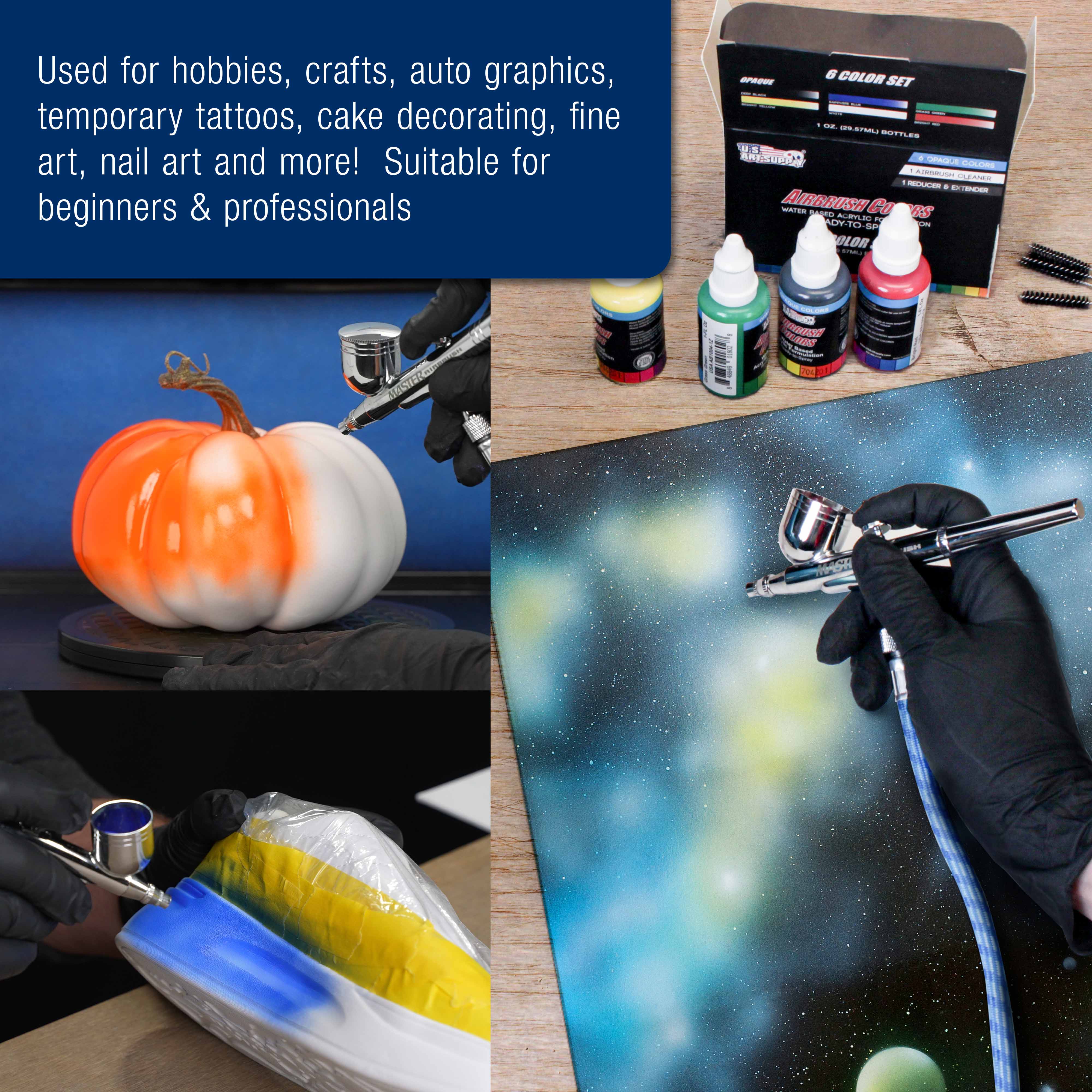 3 Multi-Purpose Airbrushing System with Dual Fan Air Compressor
