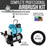 Revolution CR Airbrush Kit with Cool Runner II Dual Fan Air Tank Compressor System Kit & Air Hose