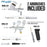 Master Airbrush Cake Decorating Kit with G22 & G76 Airbrushes, 12-Color Chefmaster Food Coloring, Compressor with Air Tank, Holder, Guide Manual - Cake Airbrush Decorating Kit for Cakes, Cookies