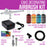 Cake Decorating Airbrushing System Kit with 4 Chefmaster Food Colors, Gravity Feed Dual-Action Airbrush, Air Compressor, Hose, How-To-Airbrush Guide