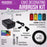 Master Airbrush Cake Airbrush Decorating Kit with Dual-Action Air Brush (G34), Multi-Purpose Mini Air Compressor, 4 Chefmaster Food Colors, Hose, &