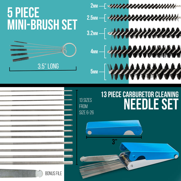 Master Airbrush Cleaning Kit with Cleaning Pot & Solution - Airbrush Cleaner Tools for All Air brush Models