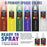 Master Airbrush Cool Runner II with Air Compressor Dual Fan, Gravity & Siphon Feed Airbrush Set, 6 Color Acrylic Paints Primary Opaque Colors Manual