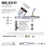 Master Airbrush Cool Runner II Dual Fan Air Brush Compressor System - Professional Gravity Airbrush Kit with Compressor, 3 Tips, 12 Createx Wicked Acrylic Paint Colors, Air Brush Cleaning Tools
