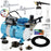 Master Airbrush Cool Runner II Airbrush Kit with Dual Fan Air Compressor, 3 Airbrushes, Cleaning Brushes, Holder, Color Mixing Wheel & How-To Air Brush Manual, Gravity & Siphon Feed