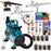 Master Airbrush Cool Runner II Air Brush Kit with Air Compressor Dual Fan, 3 Airbrushes, 6 Color Acrylic Paint Set, Hose, Brushes & Learning Guide Manual for Crafts, Auto, Tattoo & Model Painting