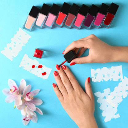 Airbrush Nail Stencils - Nail Art Stencils Set #5: 260 Unique Designs from 20 Individual Templates
