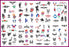 Temporary Tattoo Stencils Booklet Set 1 with 100 Different Self-Adhesive Reusable Stencil Designs