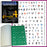 Temporary Tattoo Stencils Booklet Set 4 with 160 Different Self-Adhesive Reusable Stencil Designs