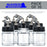 Master Airbrush Brand Box of 10-each TB-007 Empty 3/4-Ounce, (22cc) Glass Bottle for SB84 Side-Feed Mount Airbrush