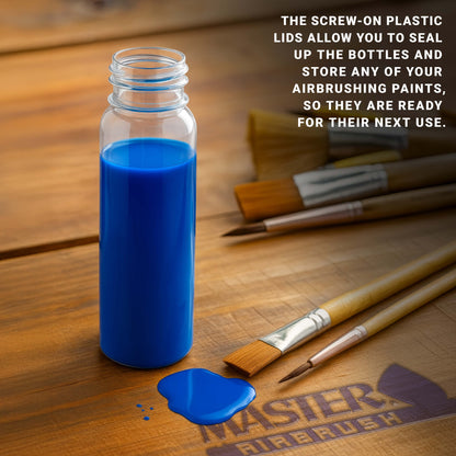 10 Pack TB-009, 3.4oz Plastic Jar Bottles with 30 Degrees Down Angle Adaptor Lid Assembly, Dual-Action Siphon