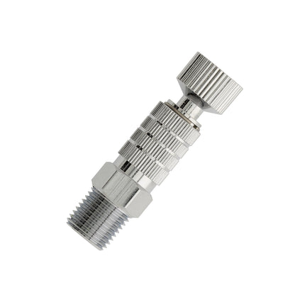 Quick Release Disconnect Coupling with Plug - 1/8" BSP Male & Female Airbrush Hose Adapter