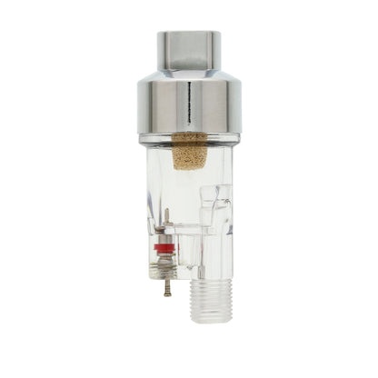 In-Line Mini Air Filter Water Trap - 1/8" BSP Threads - Airbrush Moisture Trap & Air Compressor Accessory (Connects directly onto airbrushes and