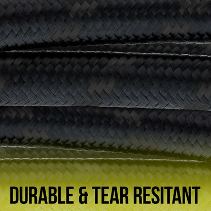Premium 6 Foot Nylon Braided Airbrush Hose - Standard 1/8" and Non-Standard 1/4" BSP Adapter Fitting Connectors (Please note one end is 1/4" fitting