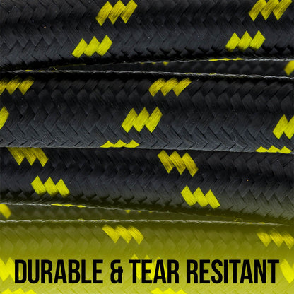 Premium 10 Foot Nylon Braided Airbrush Hose with Inline Moisture Trap Filter - 1/8" BSP Air Brush Adapter Fitting Connectors on Both Ends