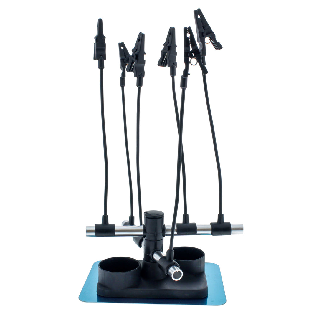 Almighty Clips Airbrush Project Holder with 6 Clips & Flexible Rods