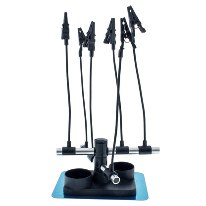 Almighty Clips Airbrush Project Holder with 6 Clips & Flexible Rods