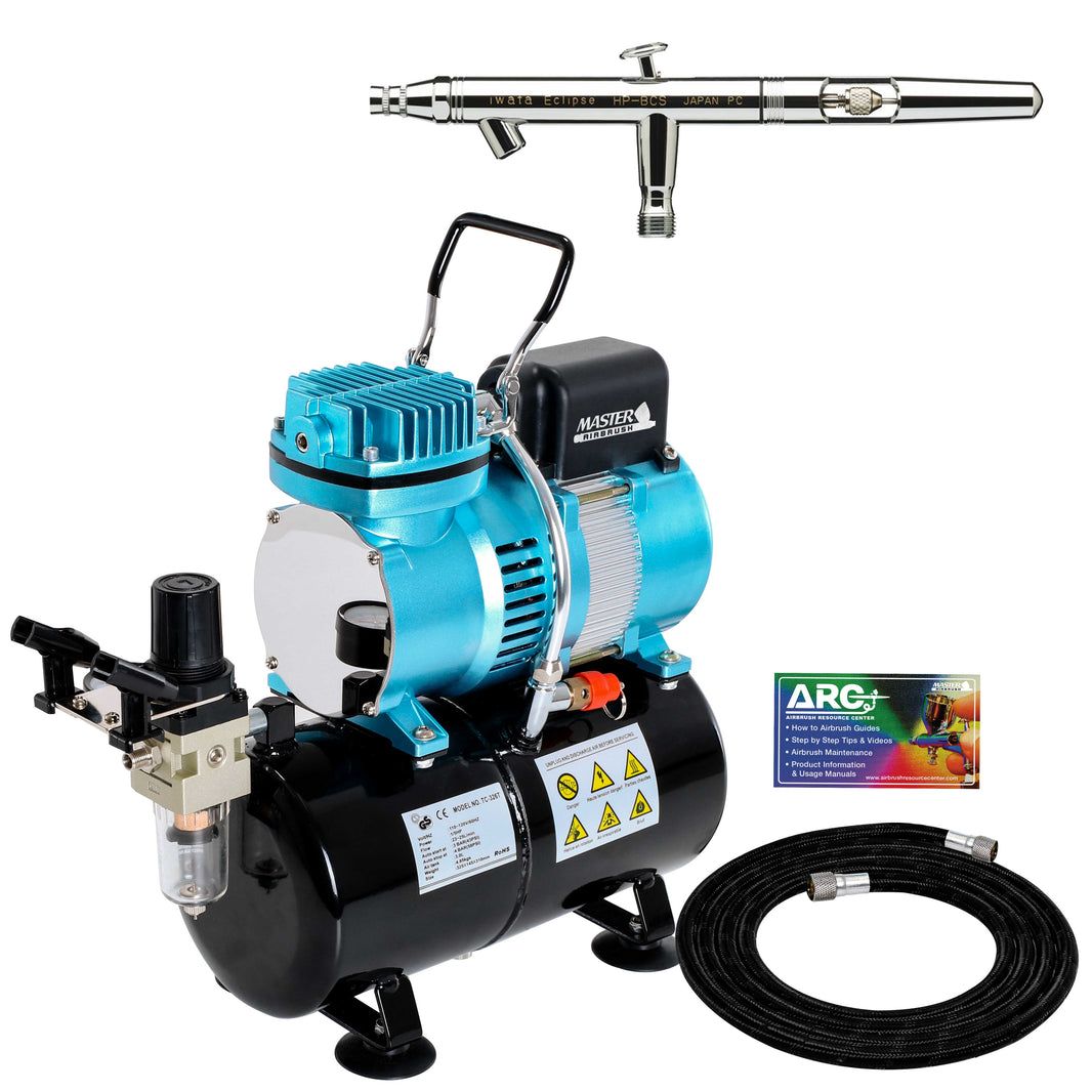 Eclipse HP-BCS 4200 Airbrush Kit with Cool Runner II Dual Fan Air Tank Compressor