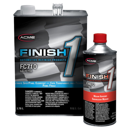 ACME Sherwin-Williams Finish 1 - Ultimate Spot/Panel Clearcoat with Medium Hardener - Gallon Kit