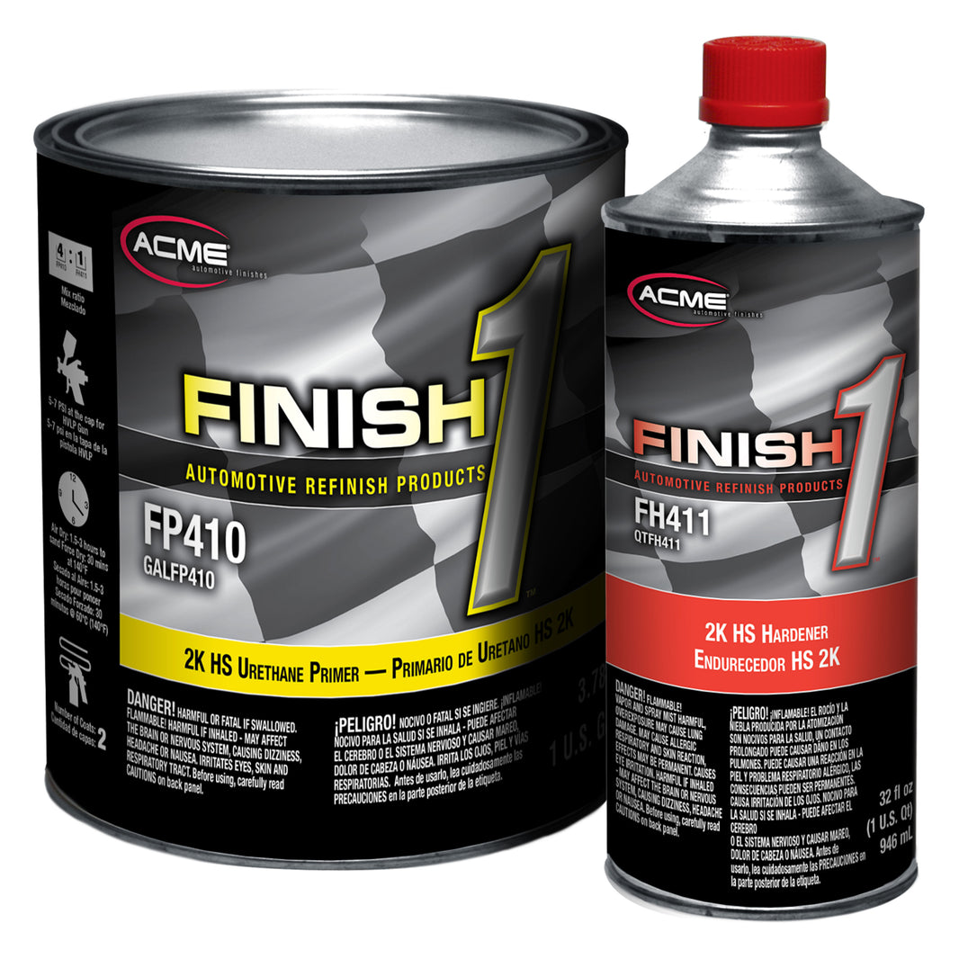 Finish 1 - 2K HS Urethane Primer with 2K HS Hardener - Gallon Kit