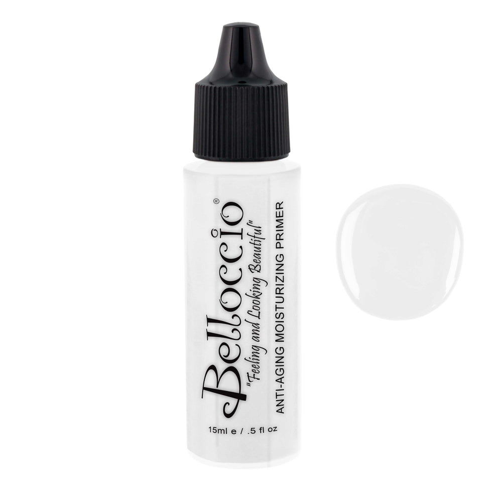 Belloccio Professional Airbrush Makeup Anti-Aging Moisturizing Primer; 1/2 oz. Bottle