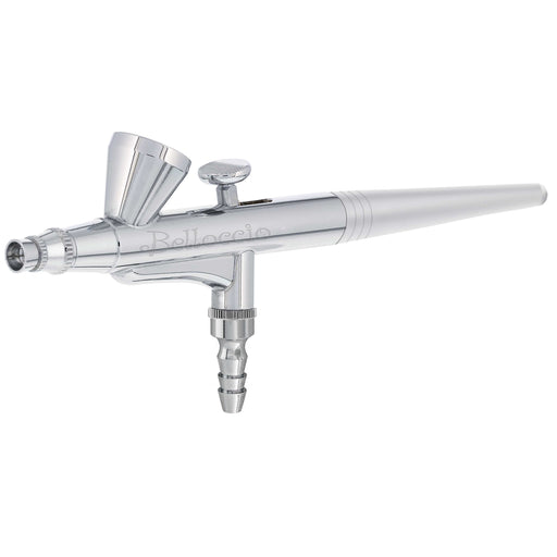 Belloccio Cosmetic Makeup Airbrush - Precision Single-Action Gravity Feed Airbrush; 0.4 mm Tip; Push Fit Hose Connection