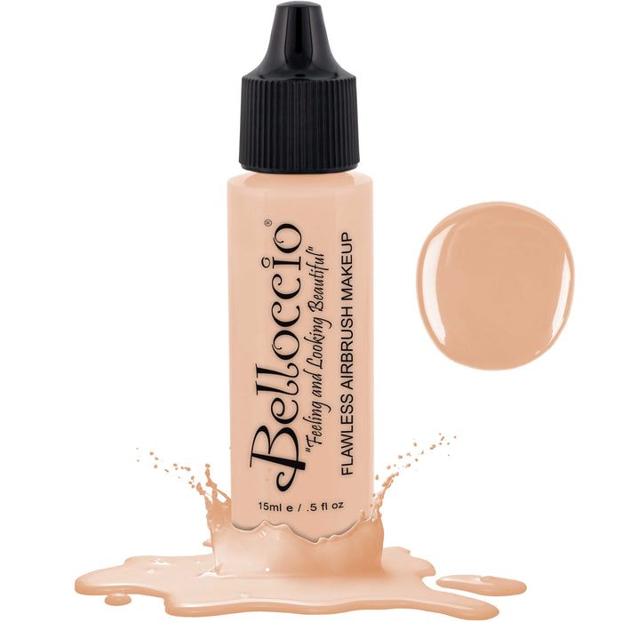 BLANC Color Shade Belloccio Professional Airbrush Makeup Foundation, 1/2 oz.