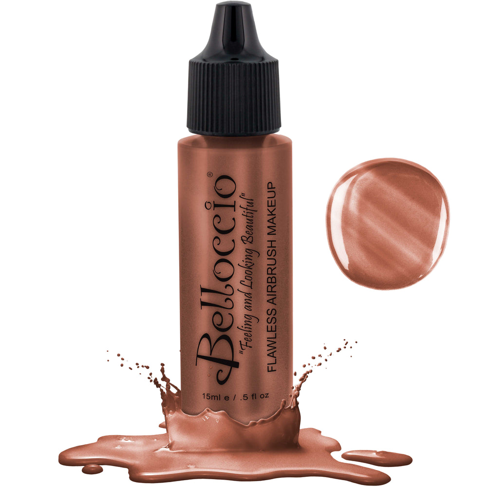 RADIANT Bronzer Shade Belloccio Professional Airbrush Makeup Bronzer, 1/2 oz.