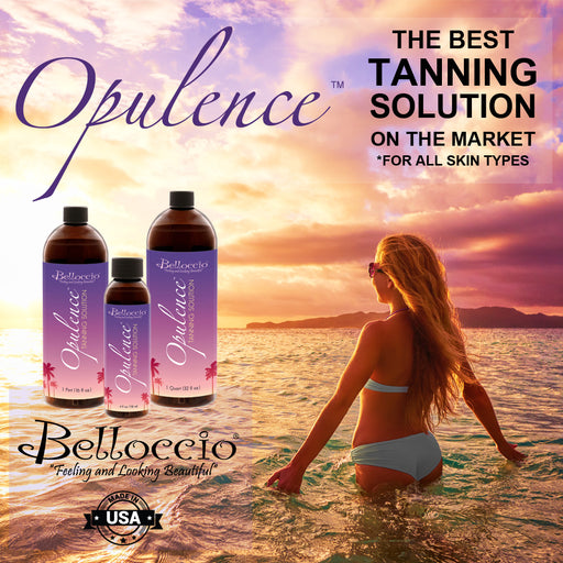 Professional Belloccio Airbrush Sunless Tanning System with a Gravity Feed Airbrush & 4 oz. of Belloccio Opulence Tanning Solution