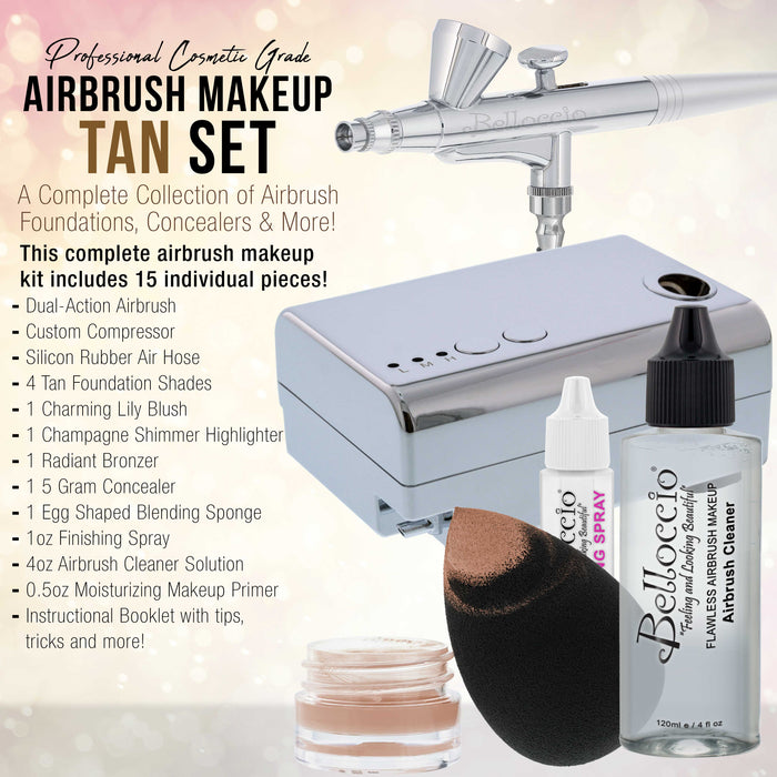 Airbrush Makeup Set Compressor