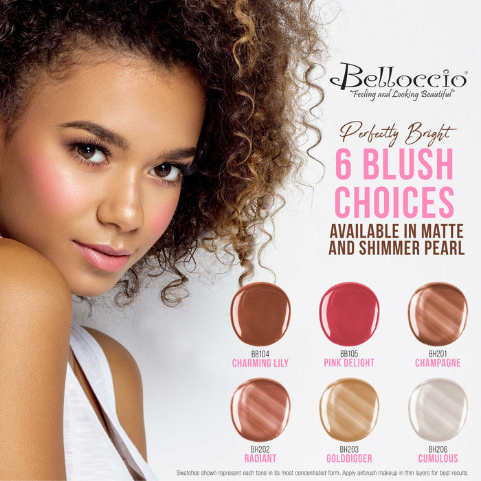 Belloccio Ultimate Airbrush Makeup & Spray Tanning System; Makeup & Tanning Airbrushes, Dark Shade Foundations, Blushes & Tanning Solution