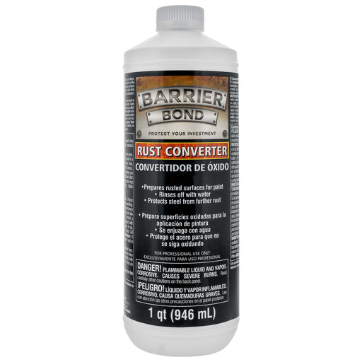 Barrier Bond - Rust Off - Rust-Converter Coating - 1 Quart Bottle of Rust Converting Coating - Anti-Rust Protection for Underbody Rustpoofing