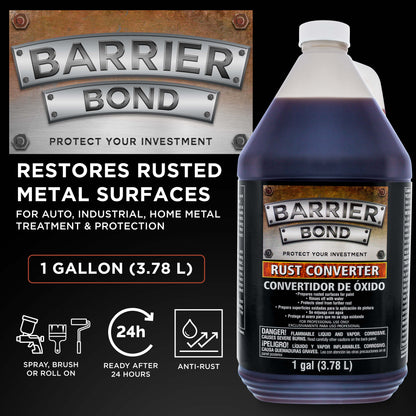 Rust Converter, 1 Gallon, Anti-Rust Metal Coating, Rustpoofing Protection, Rust Remover & Inhibitor