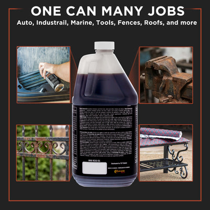 Rust Converter, 1 Gallon, Anti-Rust Metal Coating, Rustpoofing Protection, Rust Remover & Inhibitor