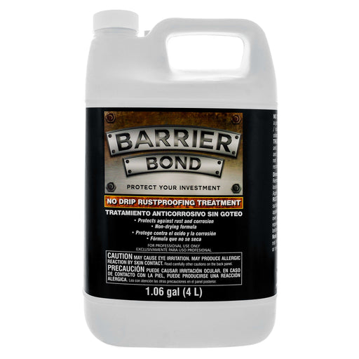 Barrier Bond - NO-DRIP Rust-Proofing Coating - 1 Gallon Container of Rust Inhibitor/Preventor Amber Color - Anti-Corrosive and Anti-Rust Qualities