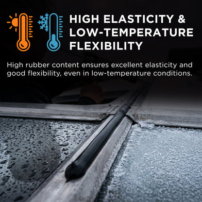 Automotive Seam Sealer, 10.1oz Tube, Black Polyurethane Sealant, Car & Panel Bond