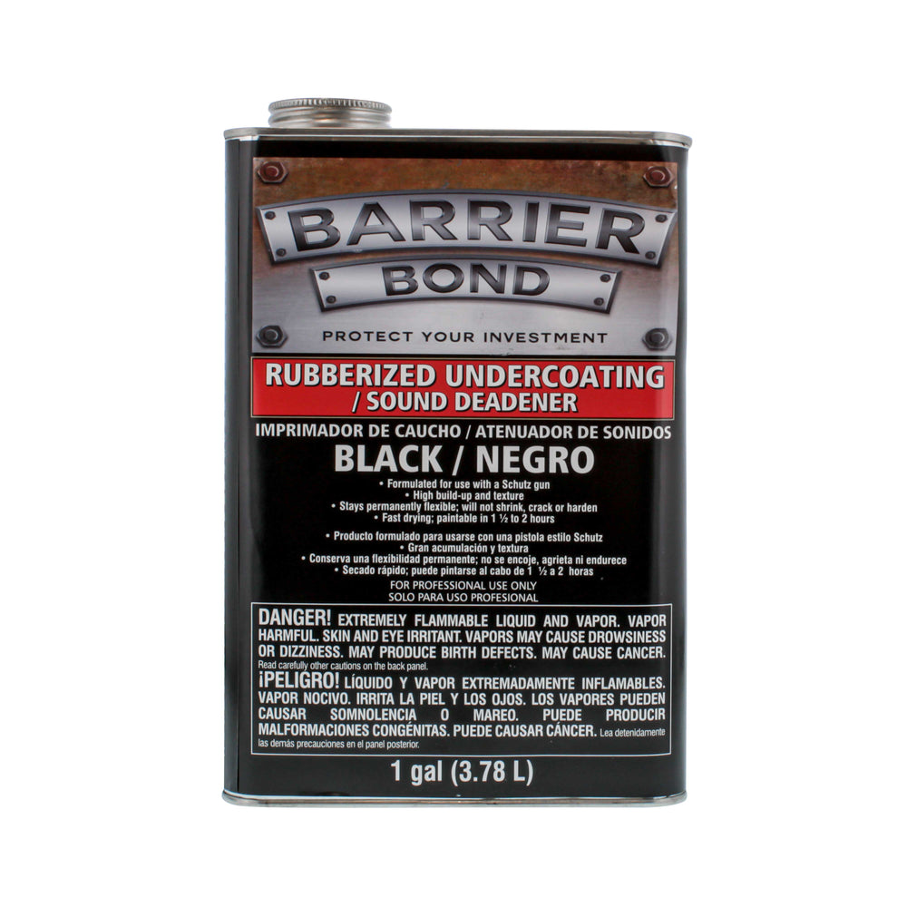 Black Rubberized Undercoating Sound Deadener - Gallon