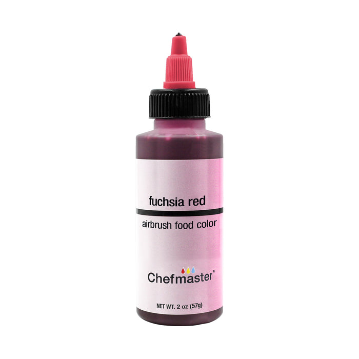 Fuchsia Red, Airbrush Cake Food Coloring, 2 fl oz.