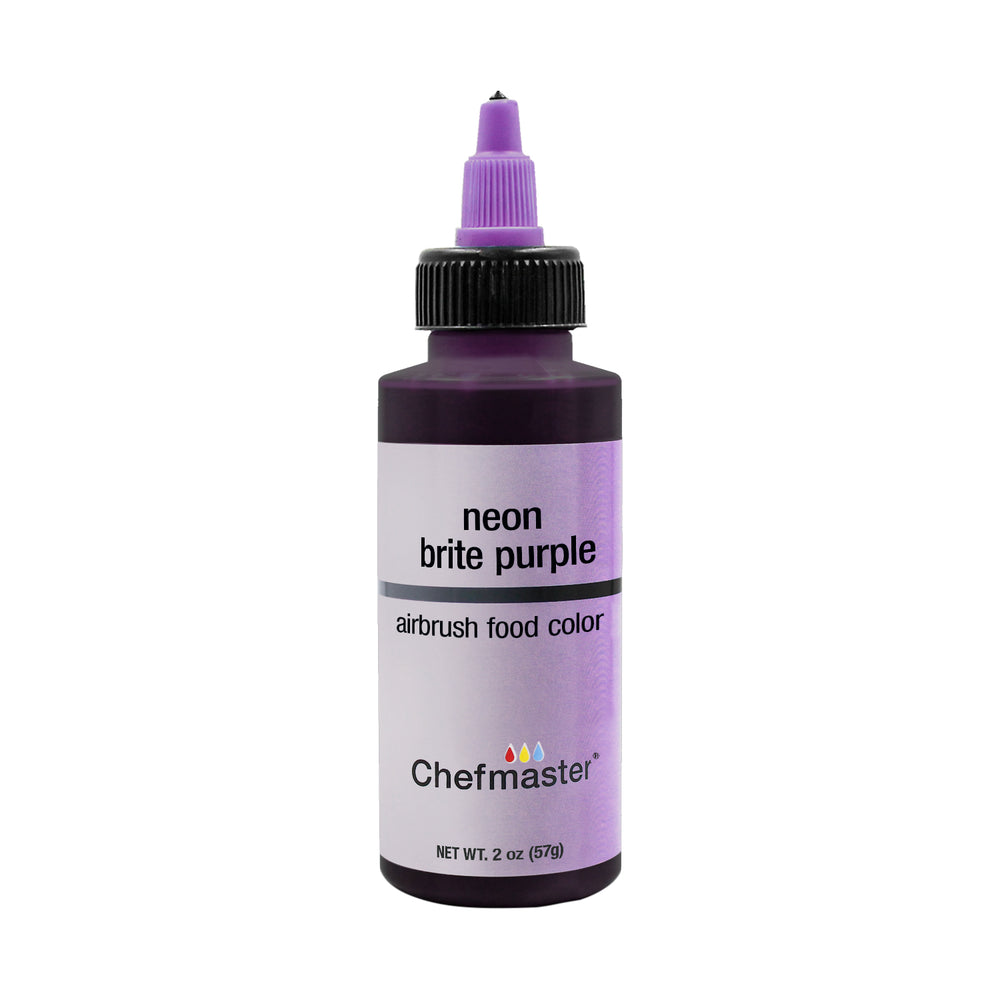 Neon Brite Purple, Airbrush Cake Food Coloring, 2 oz.