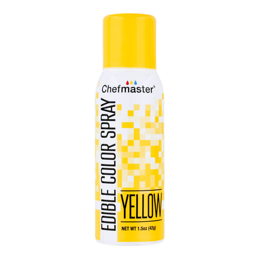 Edible Spray Color 1.5oz Can - Yellow